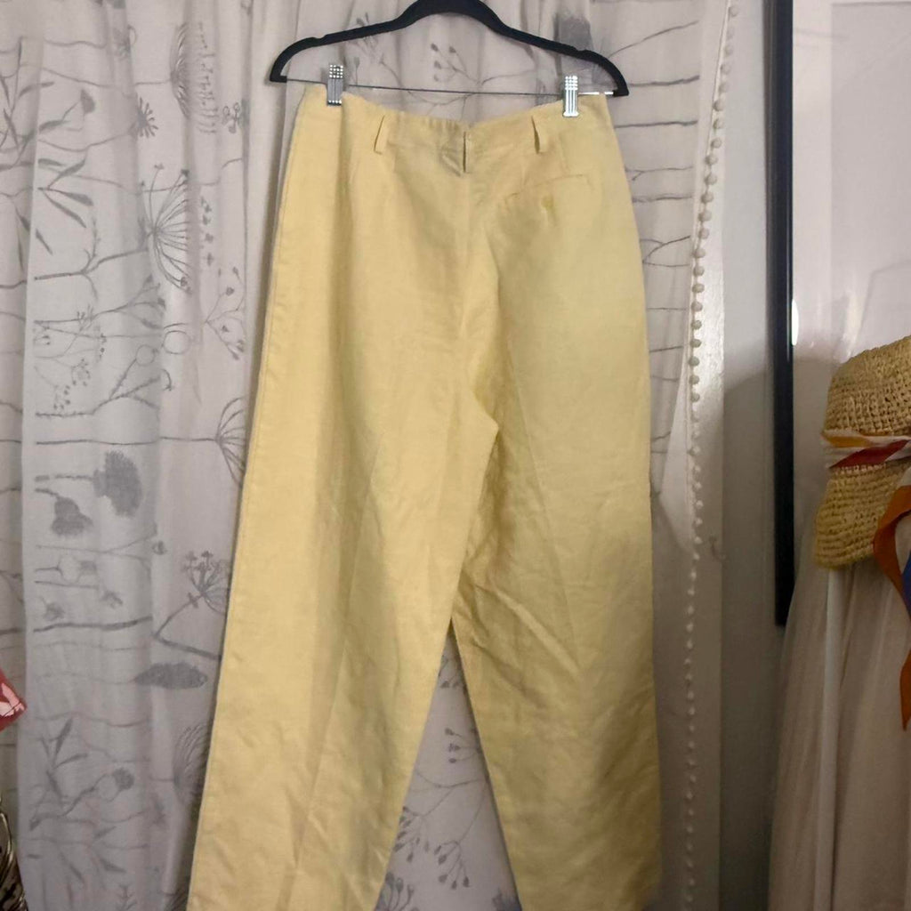 Liz Claiborne Lizsport Petite Yellow Pants