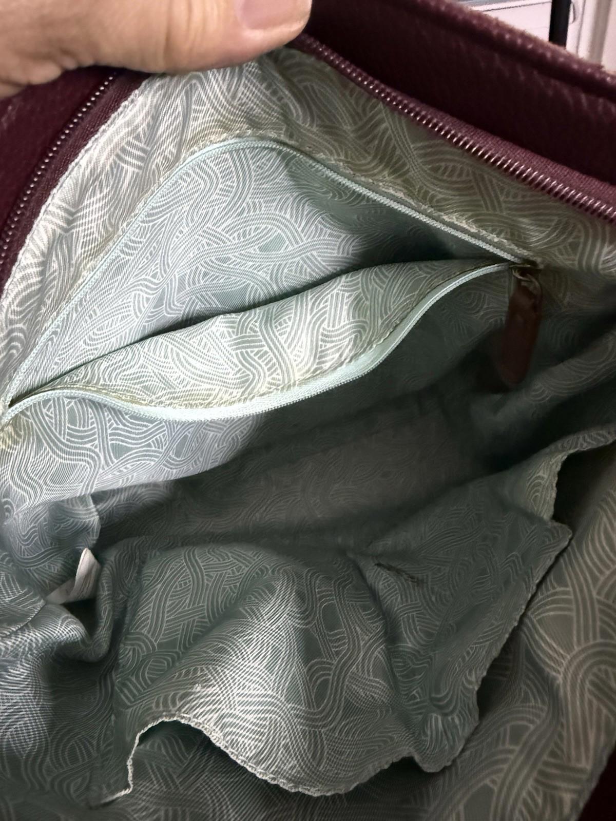 The Sak Genuine Leather De Young Crossbody Burgundy Wine