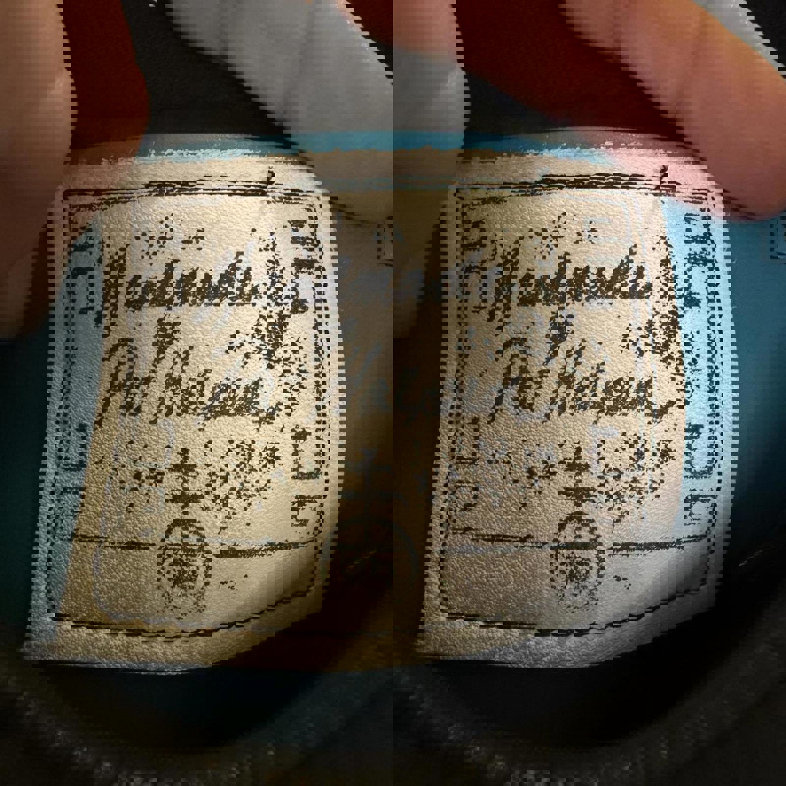 Women's Blue and Black Colorblock Crossbody Bag