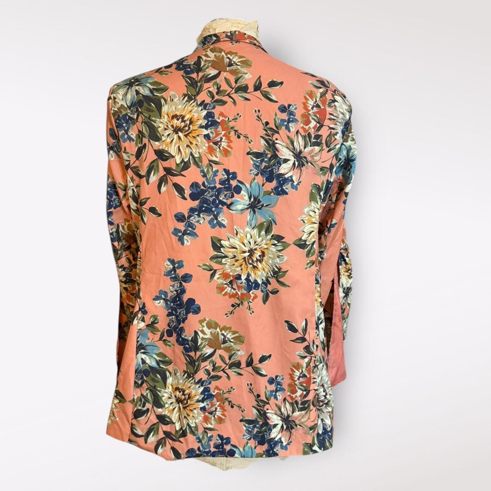 Zara Pink Floral Blazer