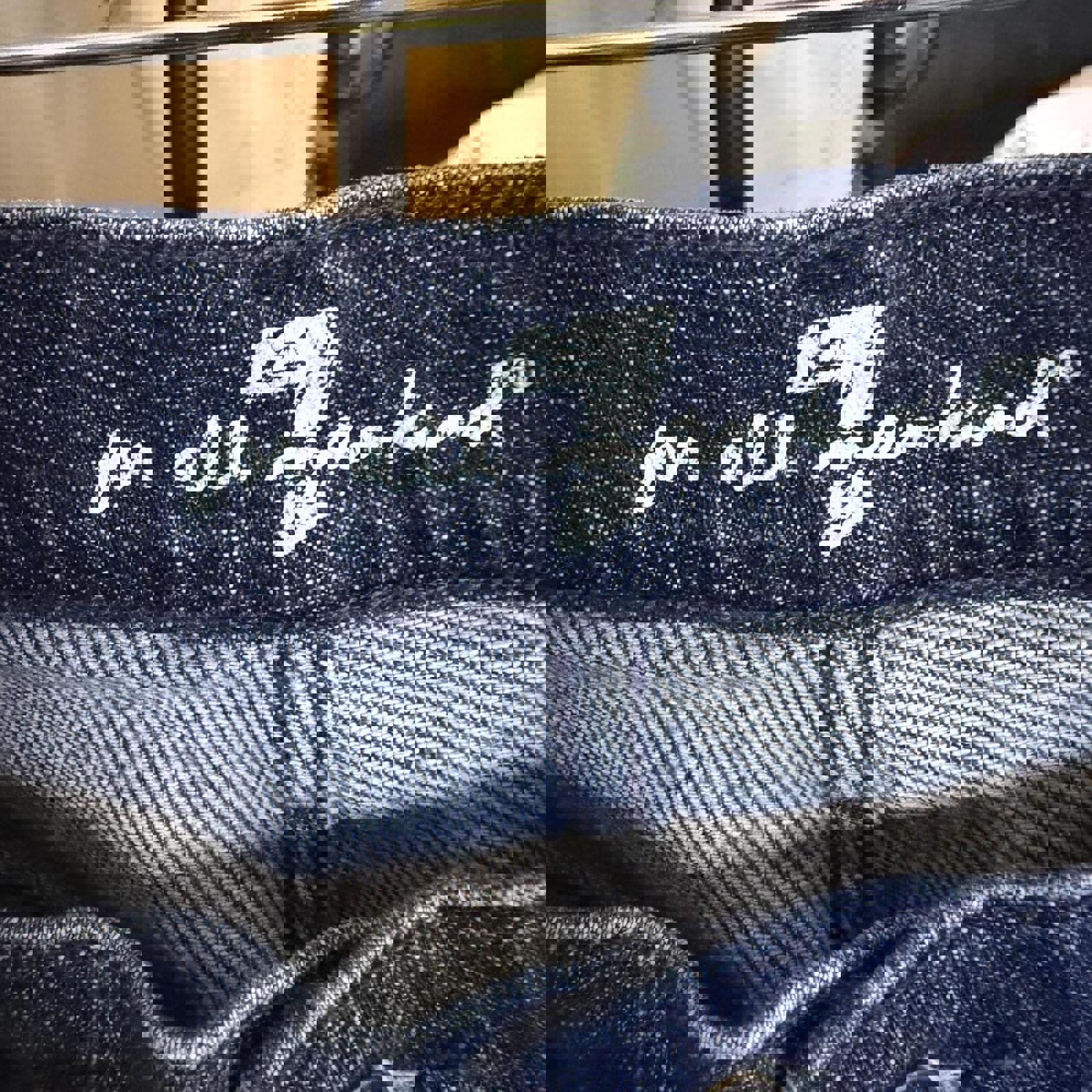 7 For All Mankind Blue Straight Leg Jeans Size 38