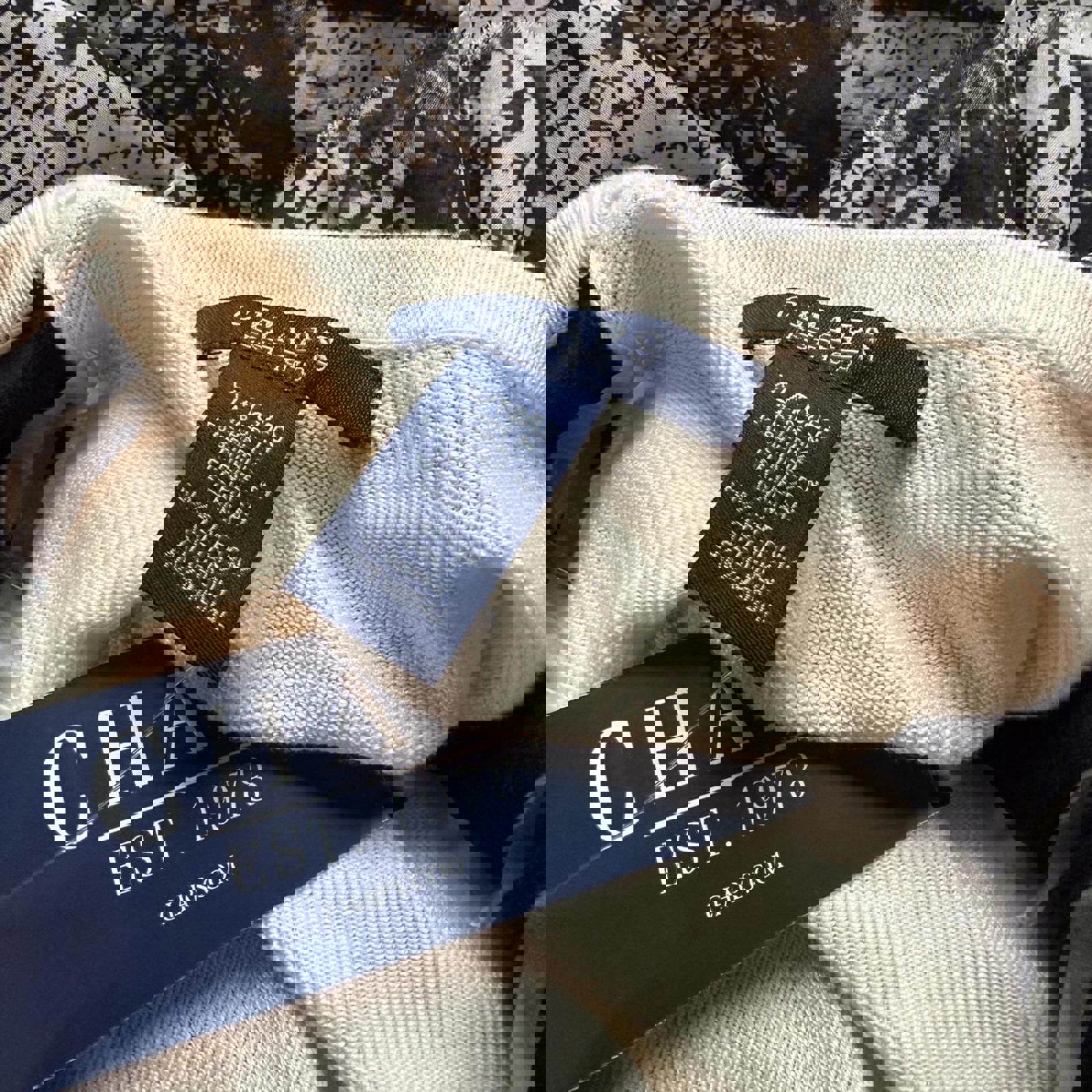 Chaps Long Sleeve Colorblock Sweater