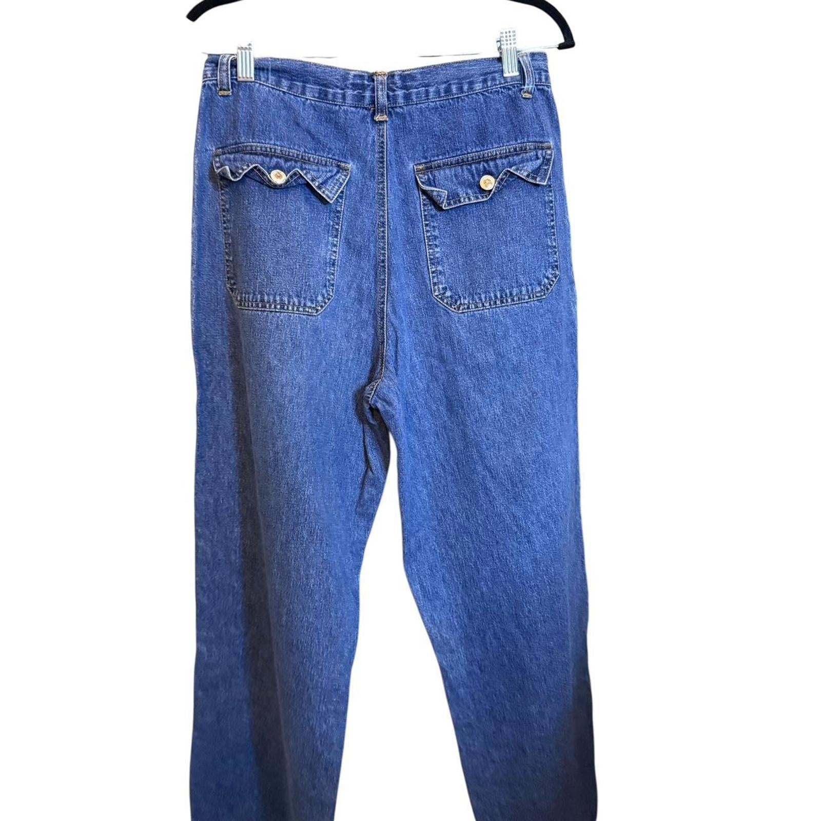 Andrew’s Blues Vintage 90s High-Waisted Straight Leg Jeans Size 12