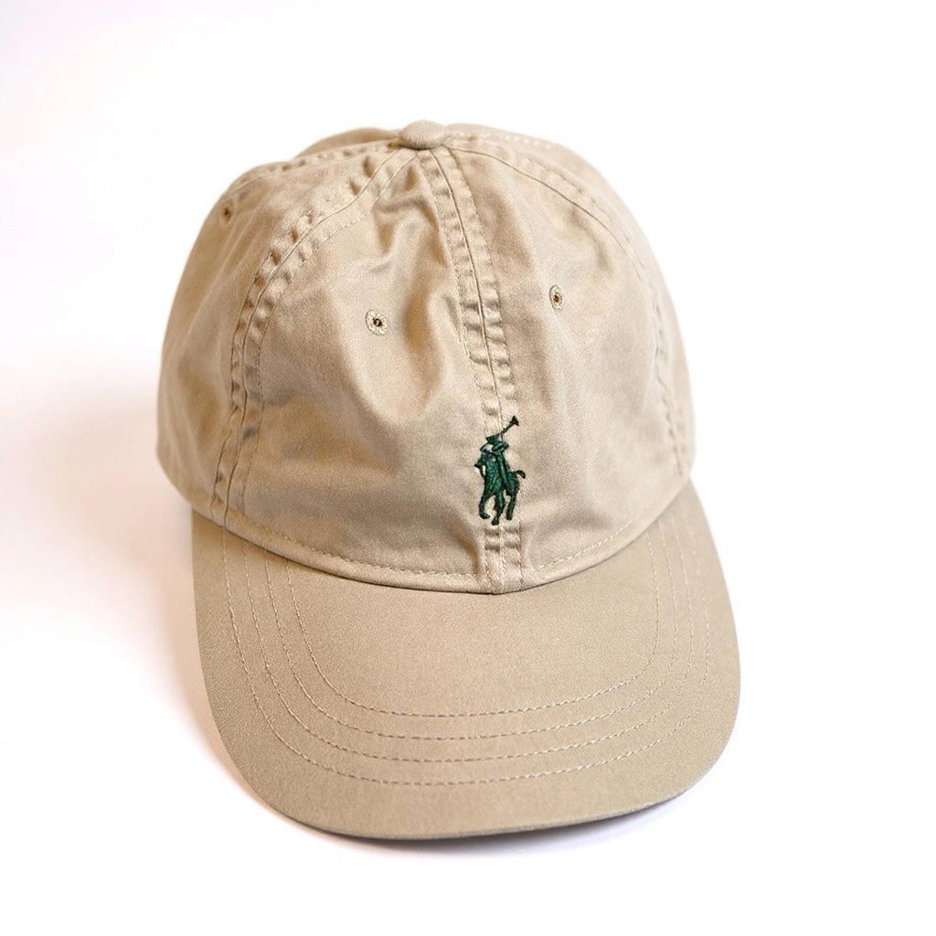 Ralph Lauren Polo Cap Tan Adjustable Pony Logo