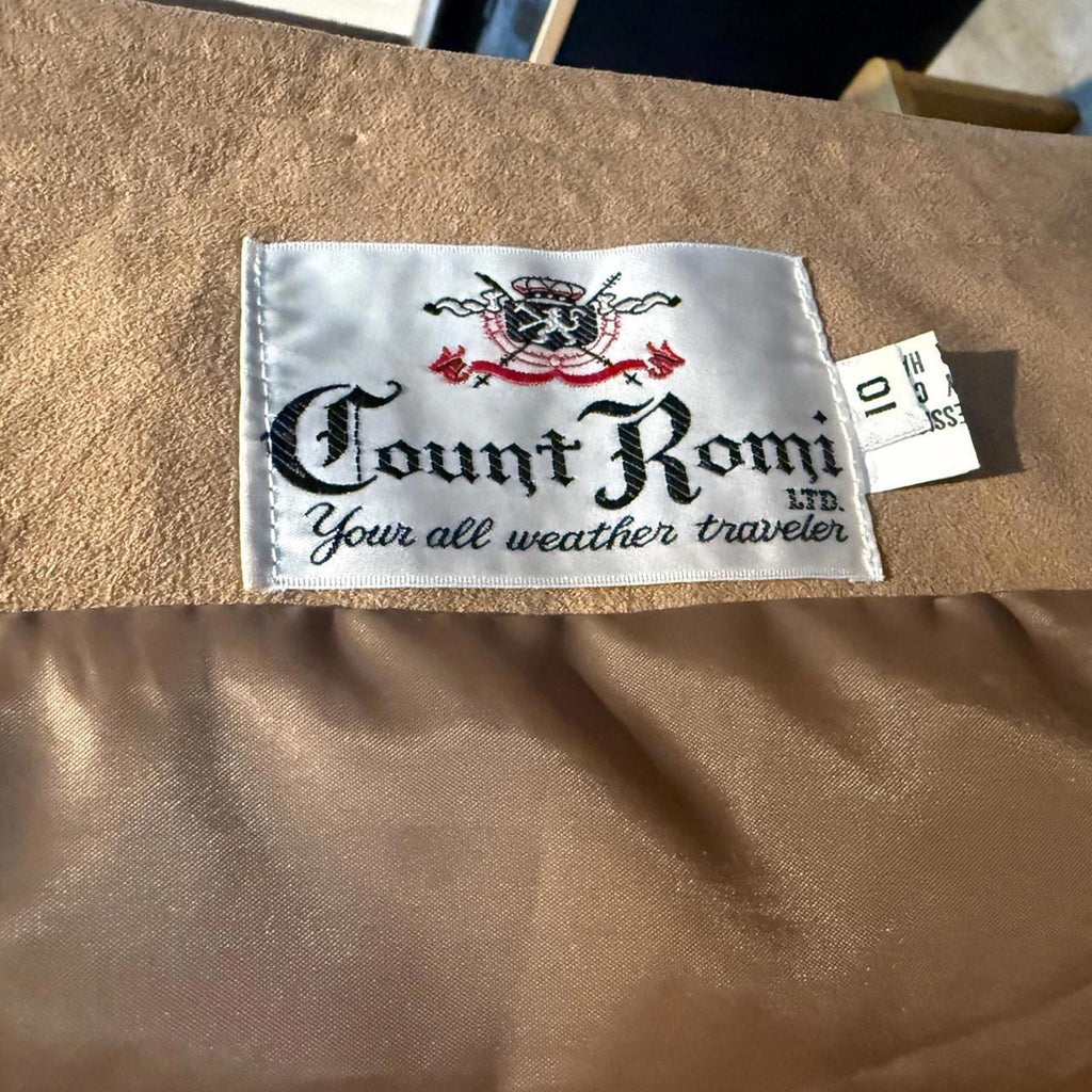 Count Romi Women's Tan Ultrasuede Jacket Size M