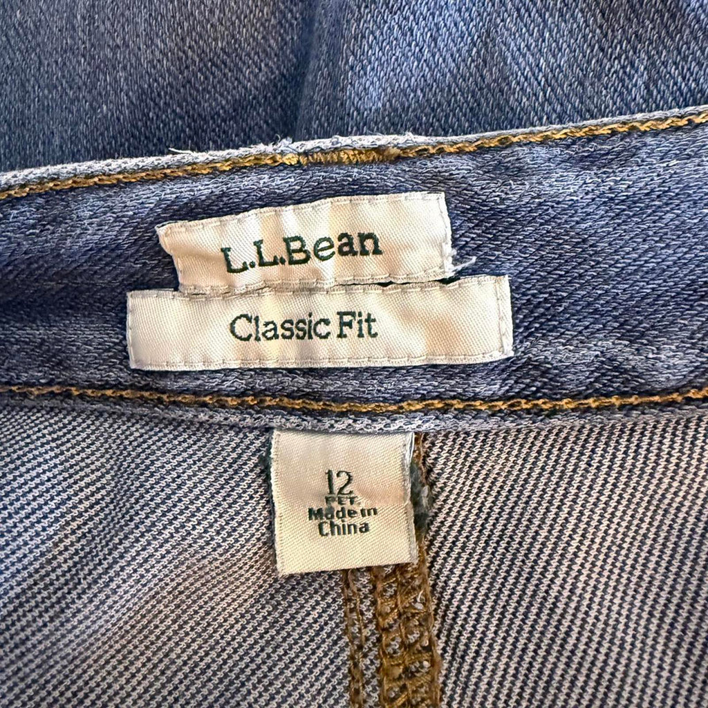 L.L.Bean Blue Classic Fit Jeans Size 12