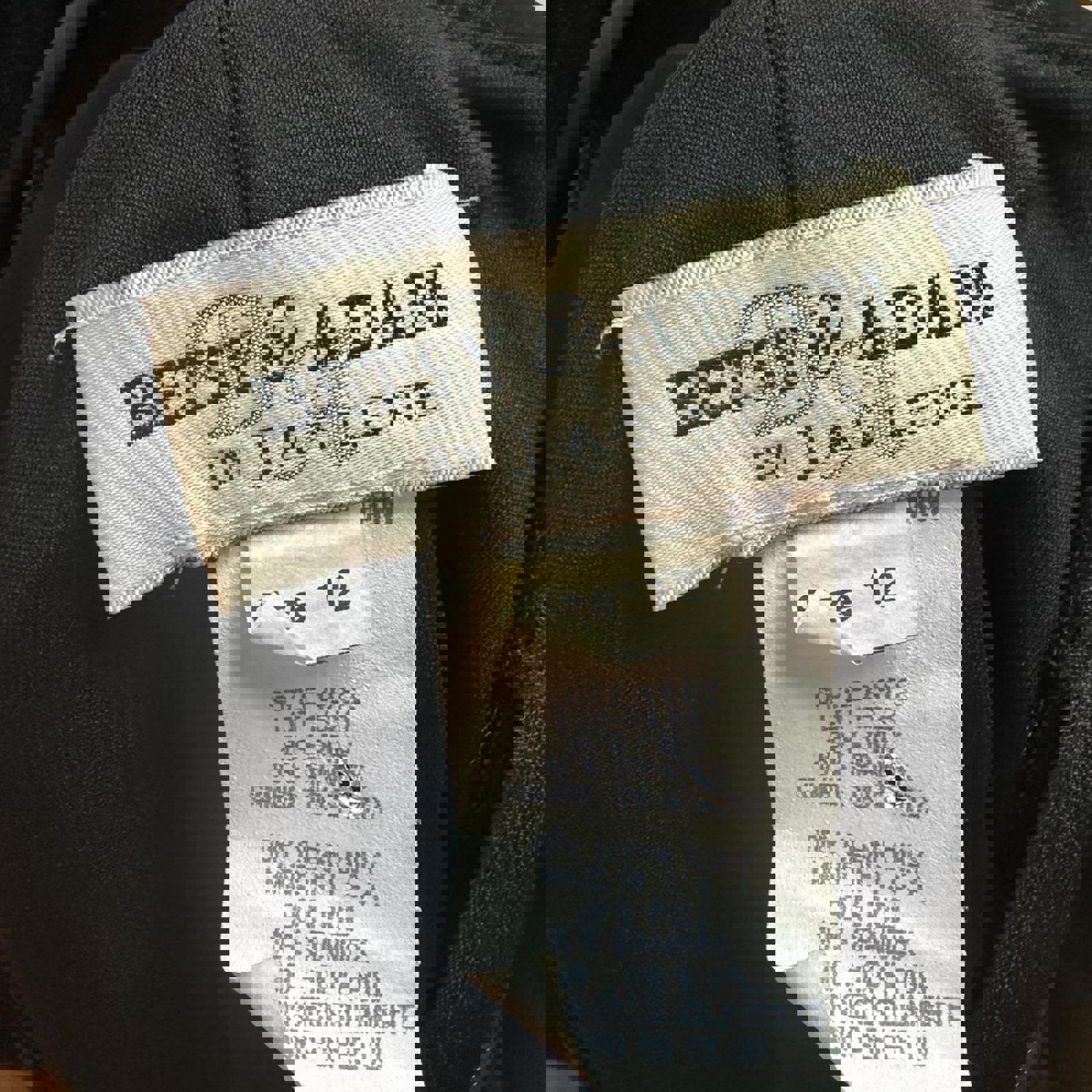 Betsy & Adam Black Velvet Cocktail Dress