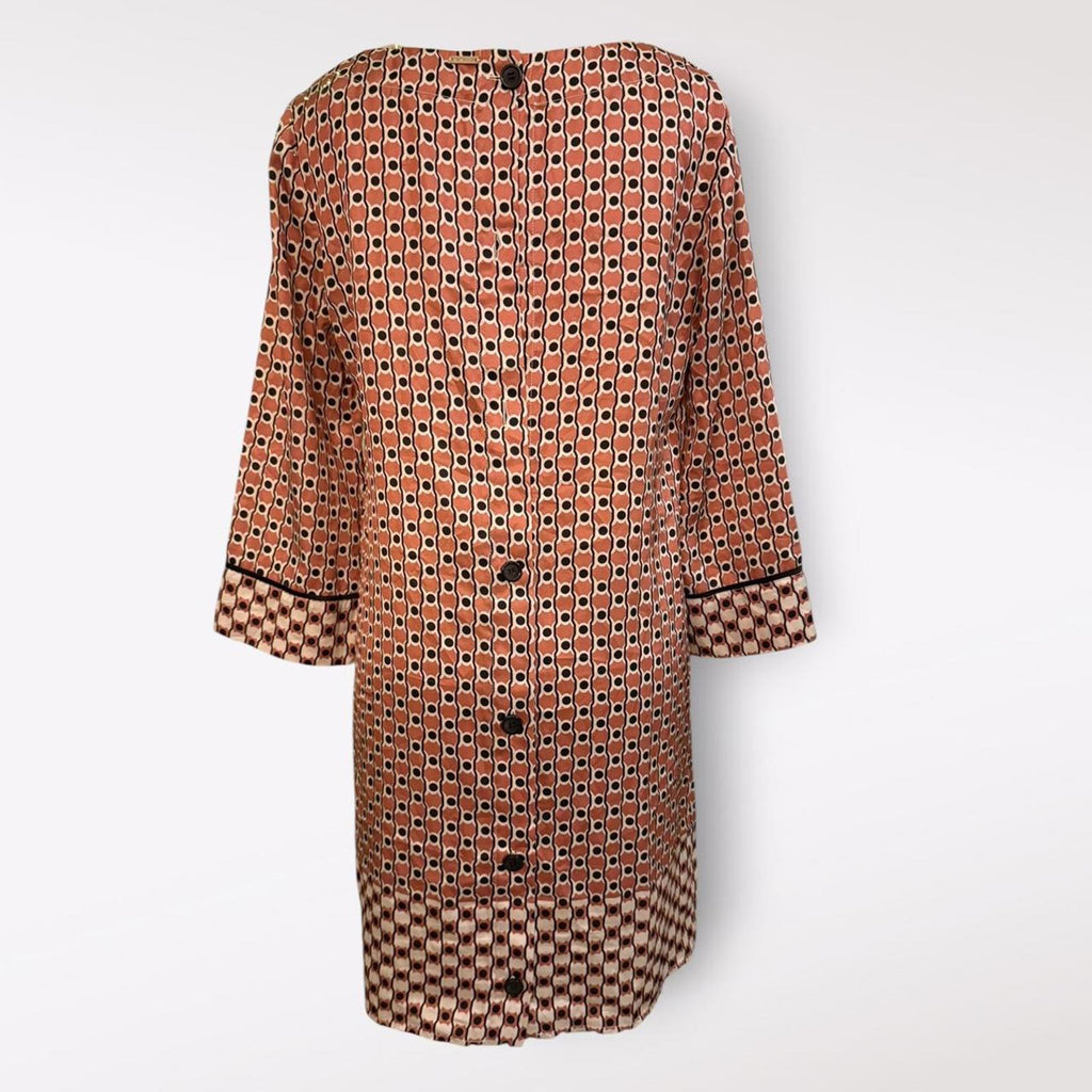 Nenette Milano Tous Les Jours Geometric Print Dress