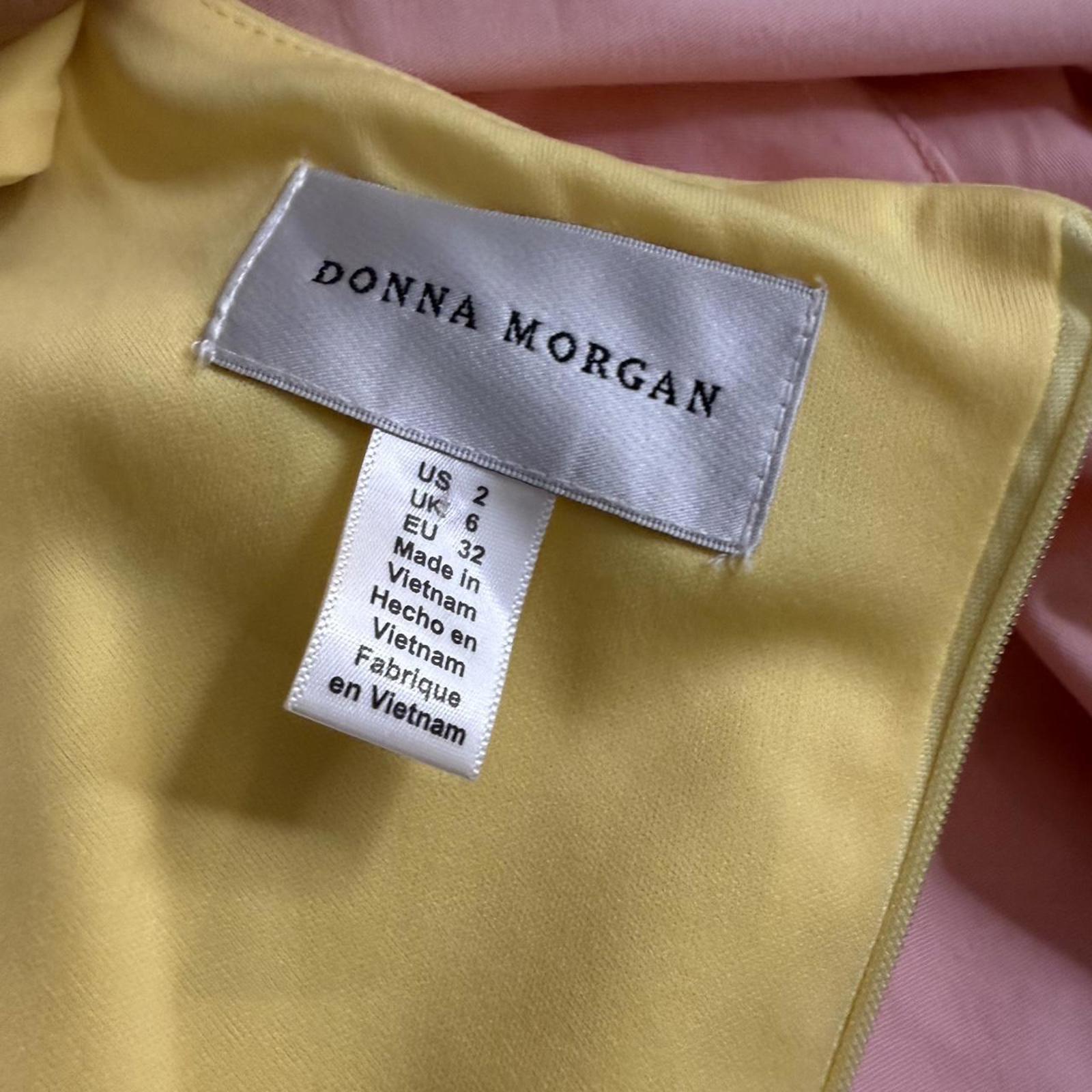 Donna Morgan Butter Yellow Sheath Dress