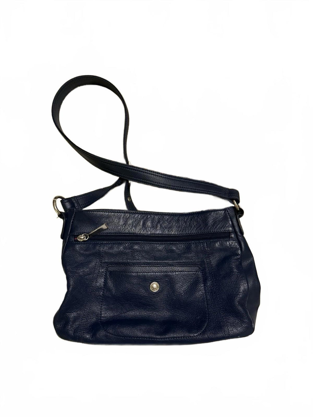 Stone New York Blue Leather Purse Handbag