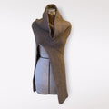 NICHOLAS Brown Knit Scarf Coverup