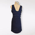 Tory Burch Sleeveless Navy Blue Dress