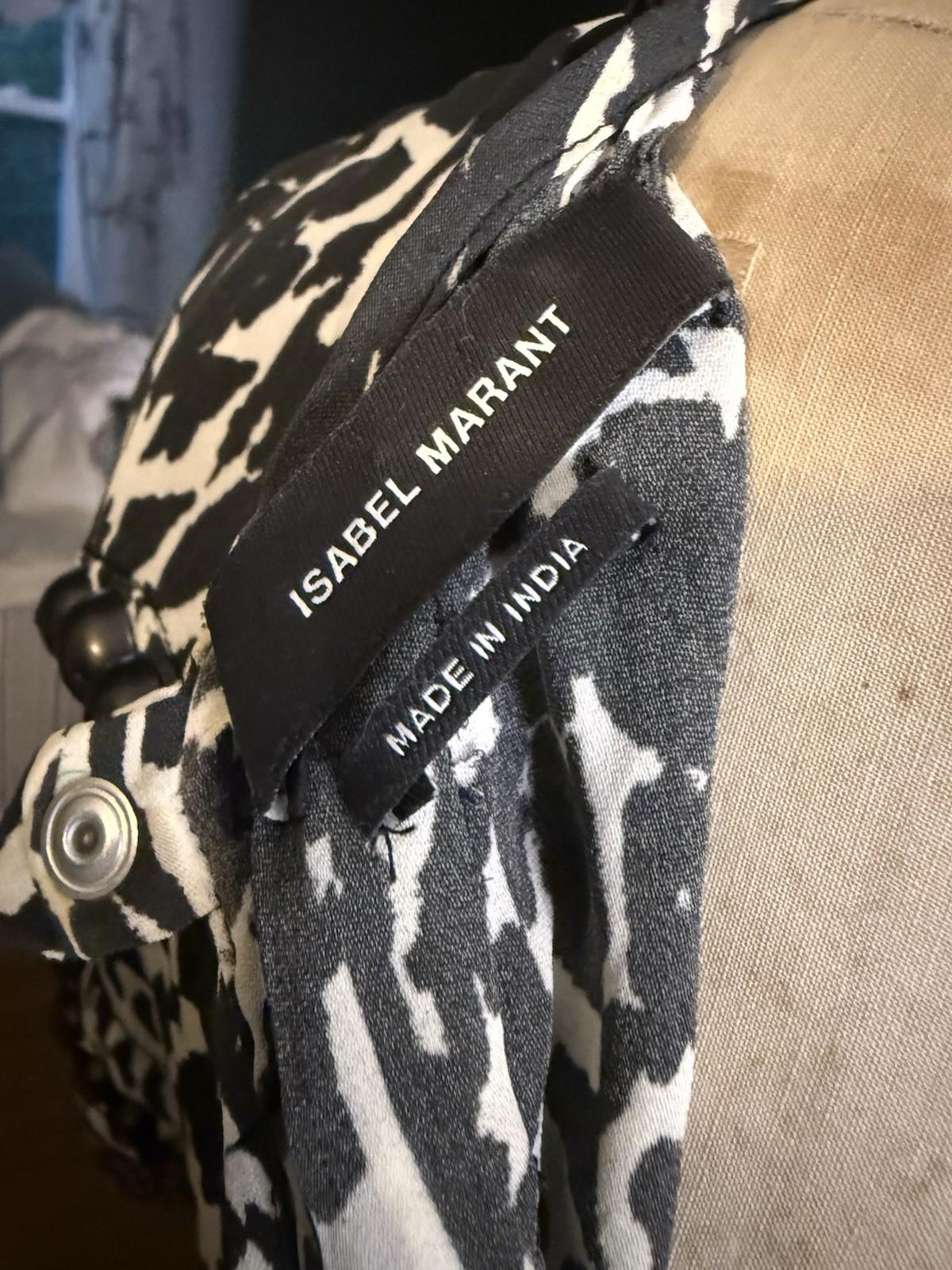 Isabel Marant Dress With Studded Metal Bead Detail