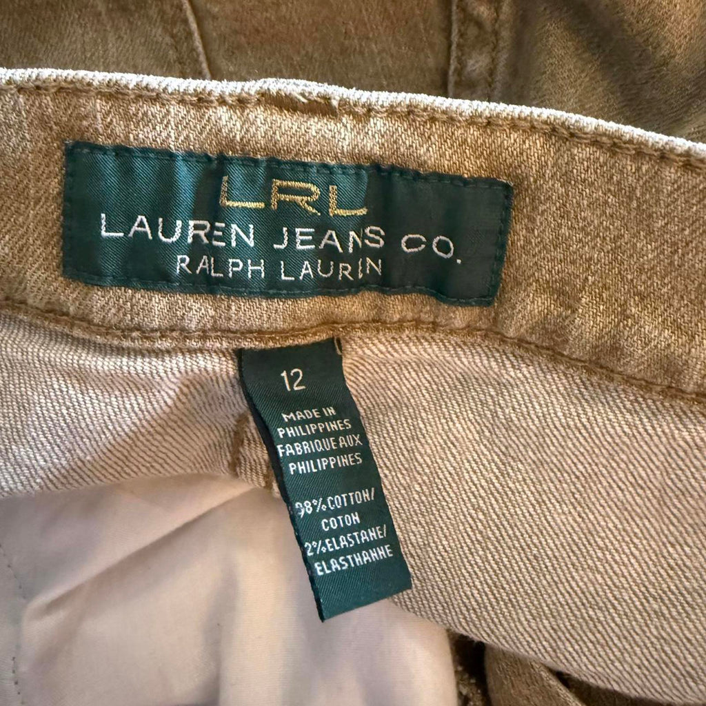 Lauren Jeans Co. Ralph Lauren Beige Denim Jeans
