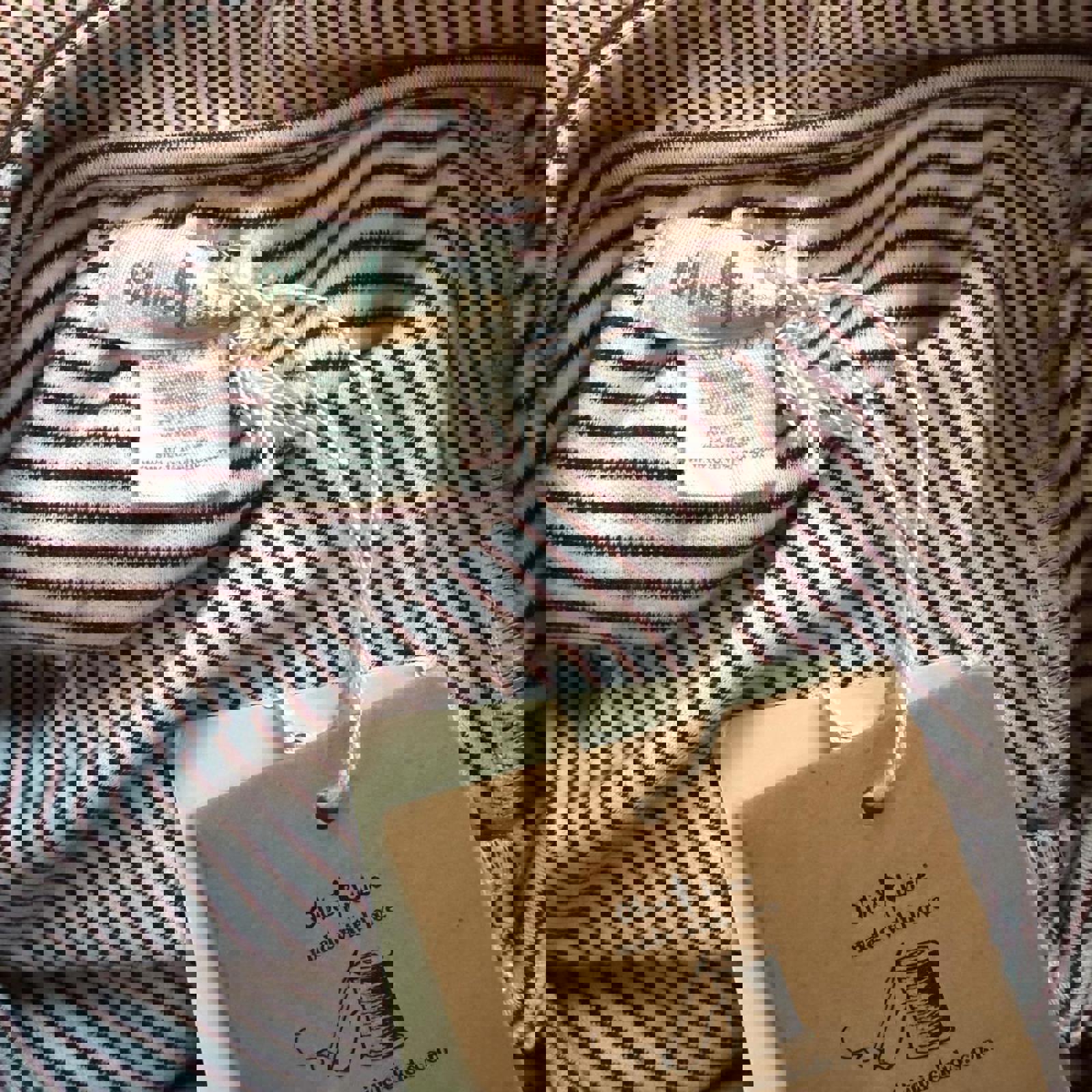 Olive Juice Striped Long Sleeve Dress