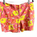 Loft Pink and Yellow Floral Shorts
