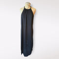 Tahiti Black Maxi Halter Dress