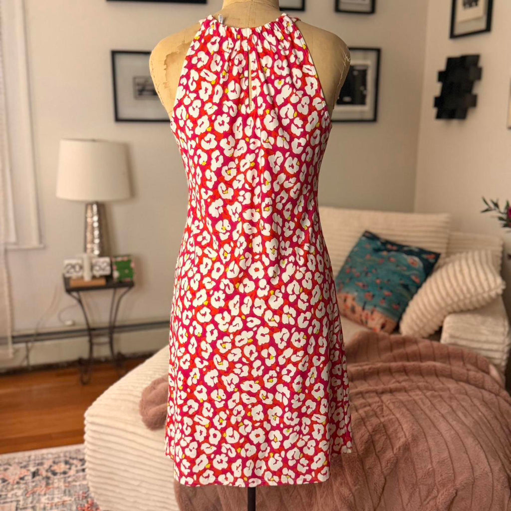 Jude Connally Floral Red Dress
