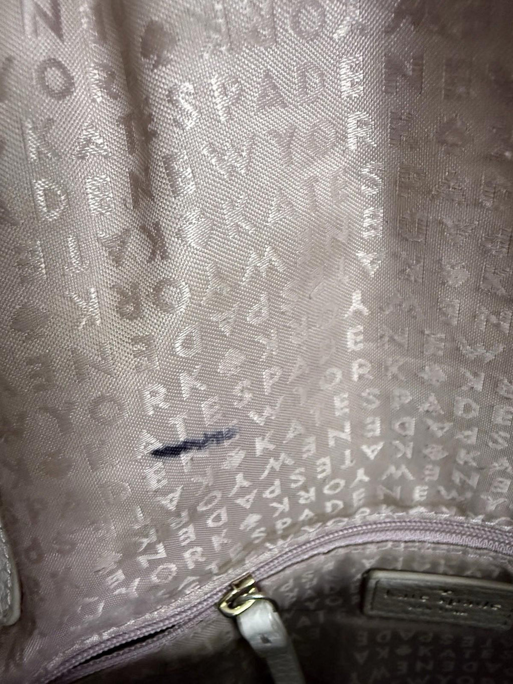 Kate Spade New York Pebbled Leather Crossbody Bag Off-White