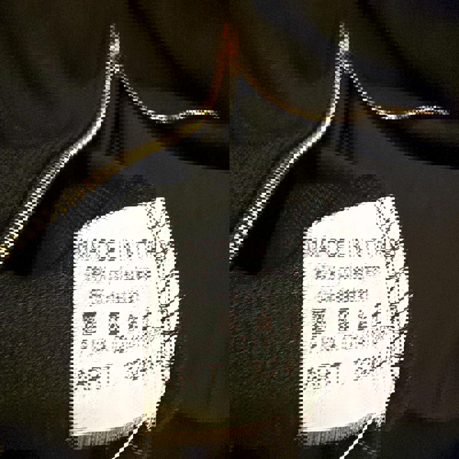 Black Zip-Up Collar Shirt Dress. Made in Italy