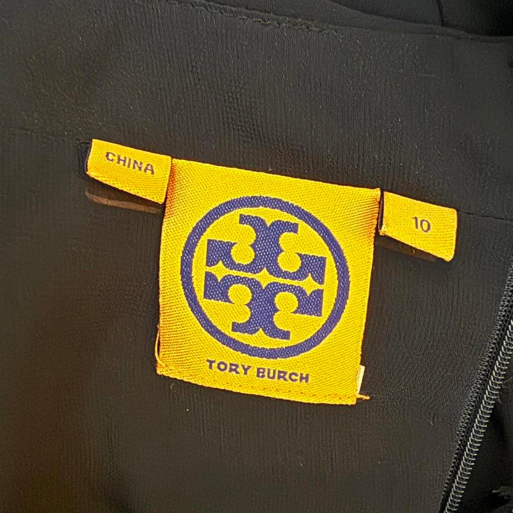 Tory Burch Sleeveless Navy Blue Dress