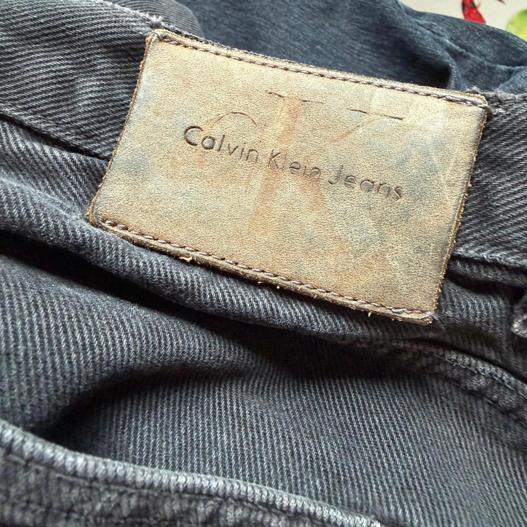 Calvin Klein Gray Straight Leg Jeans