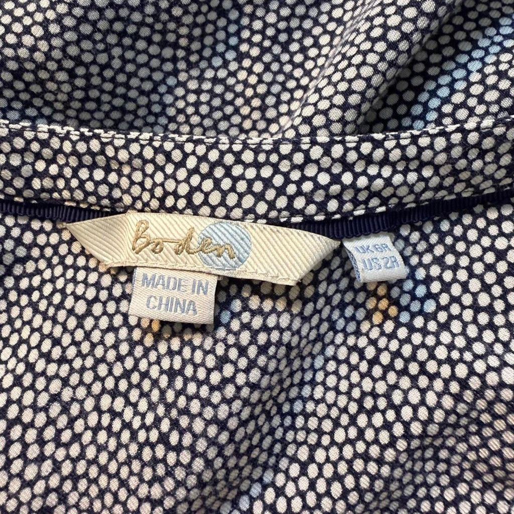 Boden Gray Long Sleeve Dress Size S