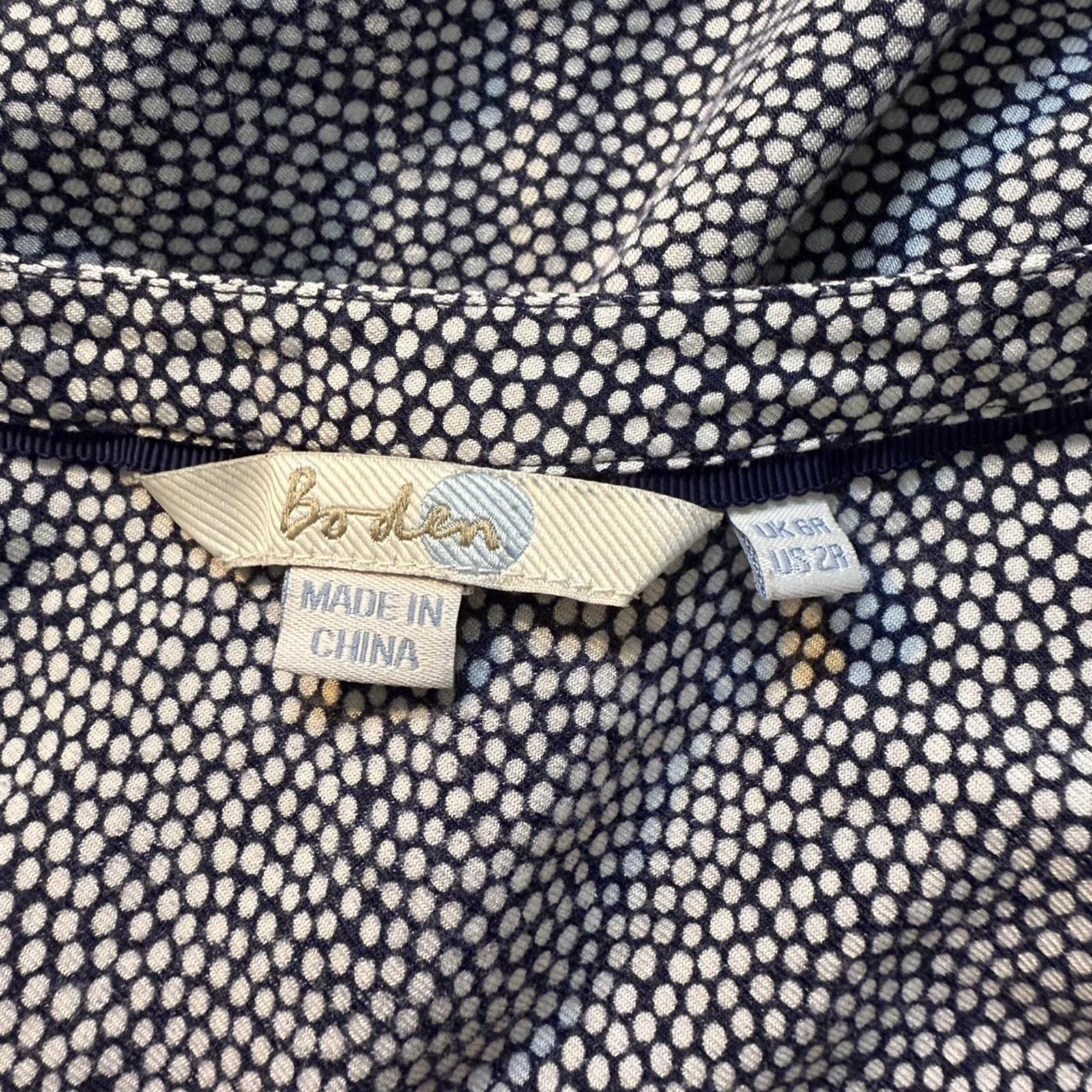 Boden Gray Long Sleeve Dress Size S