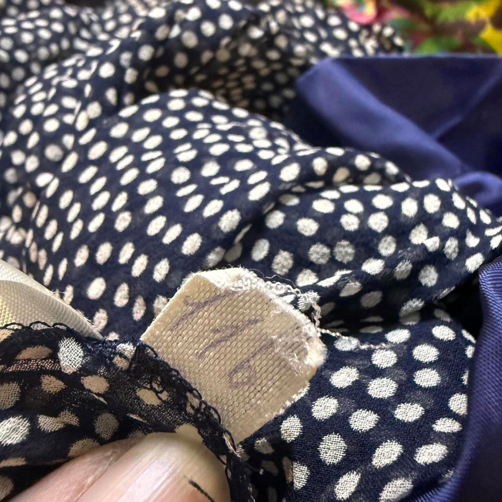 Akris Black and White Polka Dot Midi Dress