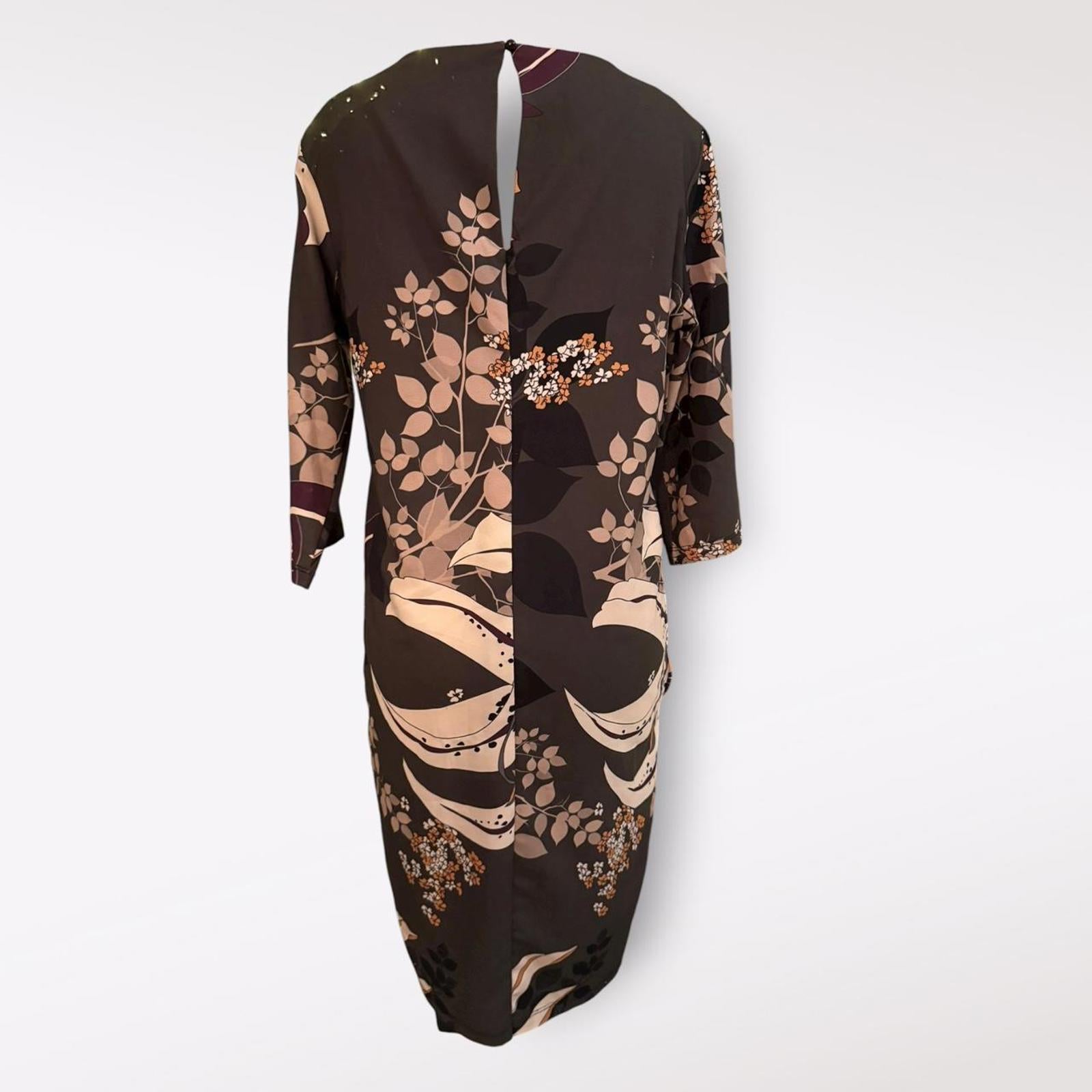 Olga Damiani Floral Midi Dress