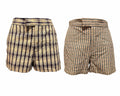 Calvin Klein 2 Pair of Plaid Patterned High Waist Shorts