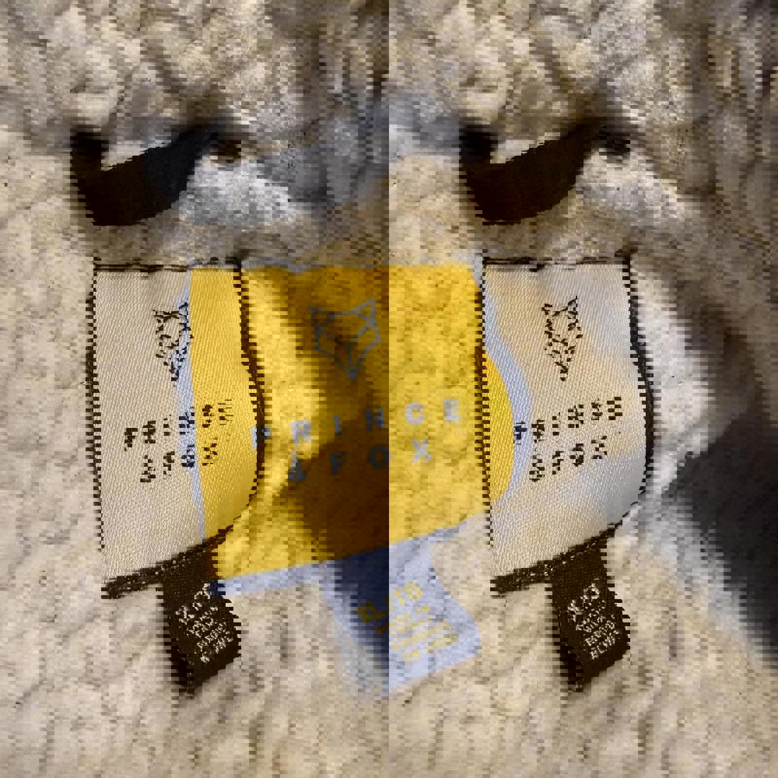 Prince & Fox Navy and White Sherpa Lined Parka Jacket