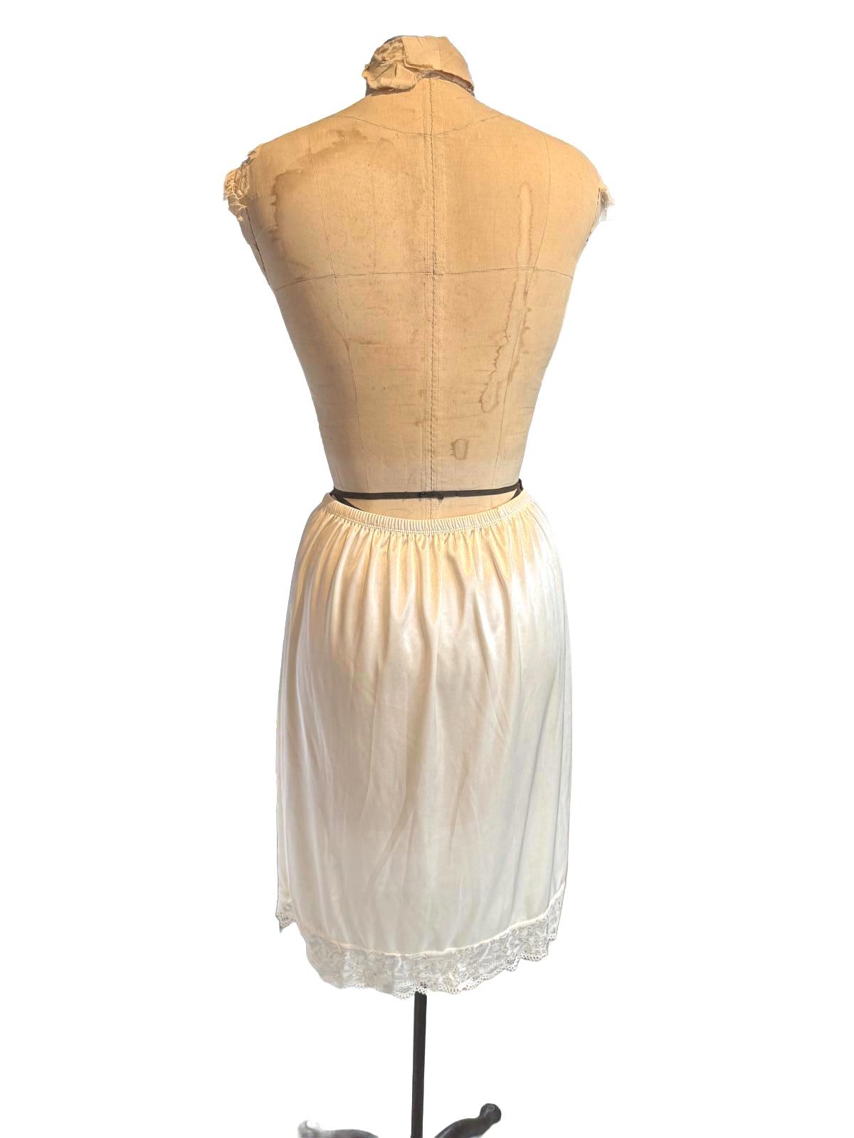 Vintage Half Slip with Lace Trim
