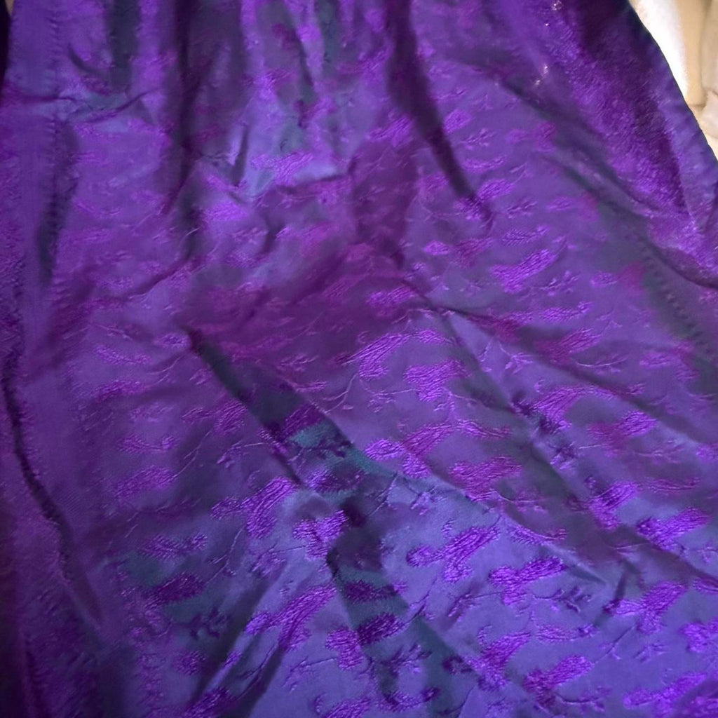 Women's Purple Silk Scarf