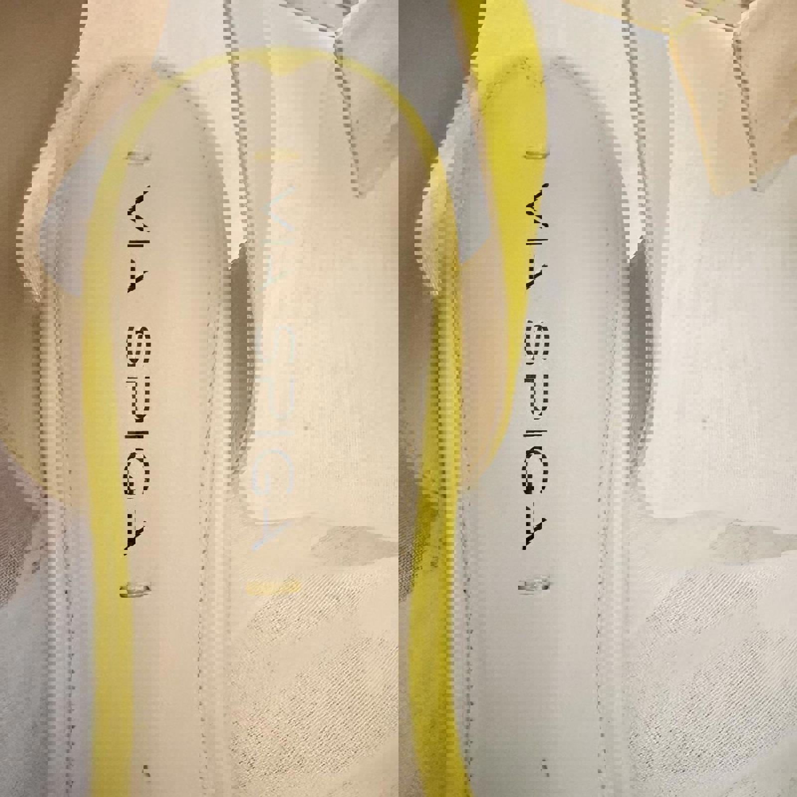 Via Spiga Yellow Leather Wedge Sandals