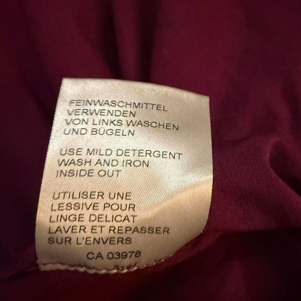 Frank Walder Magenta Long Sleeve Cardigan