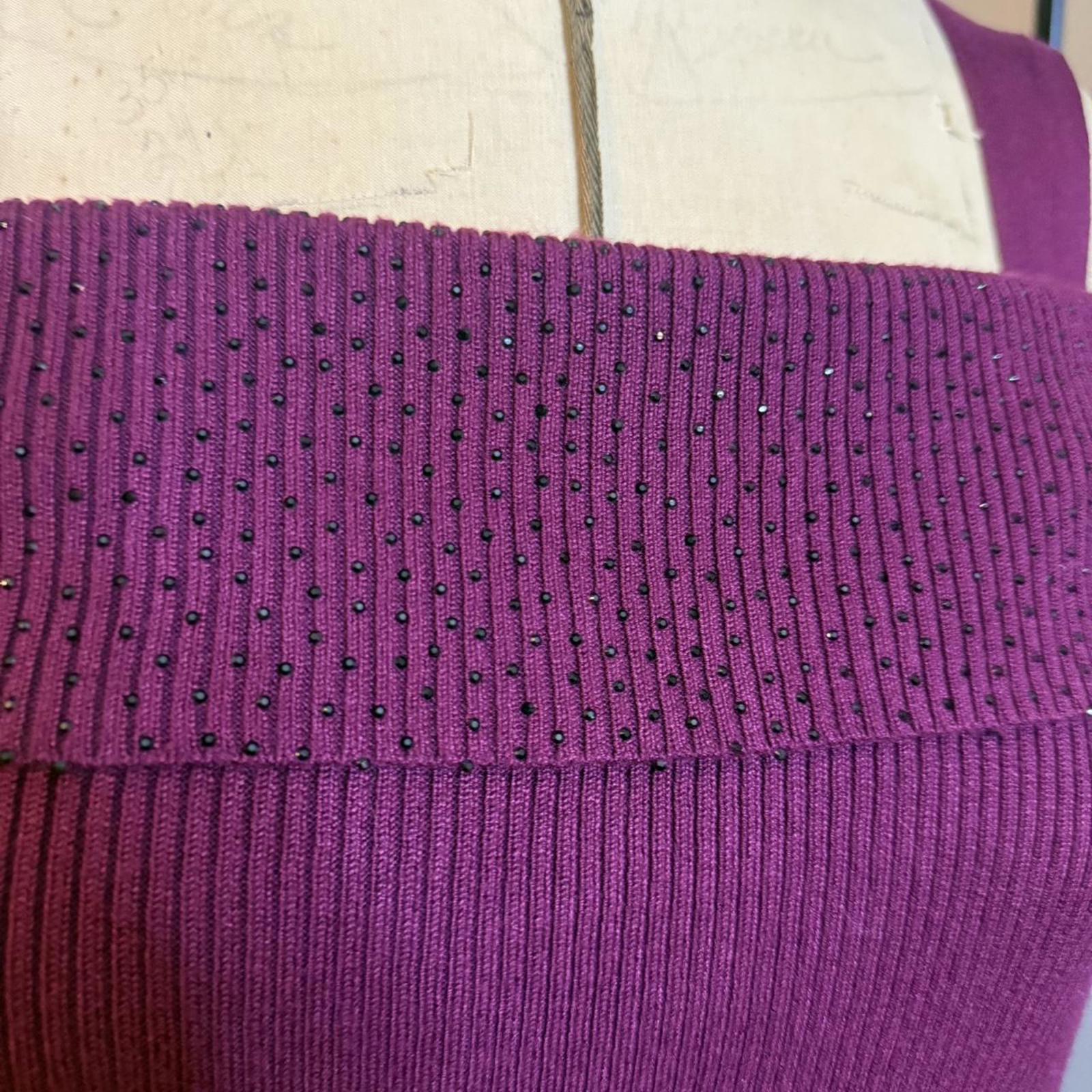 Cable & Gauge Purple Sweater Size XL