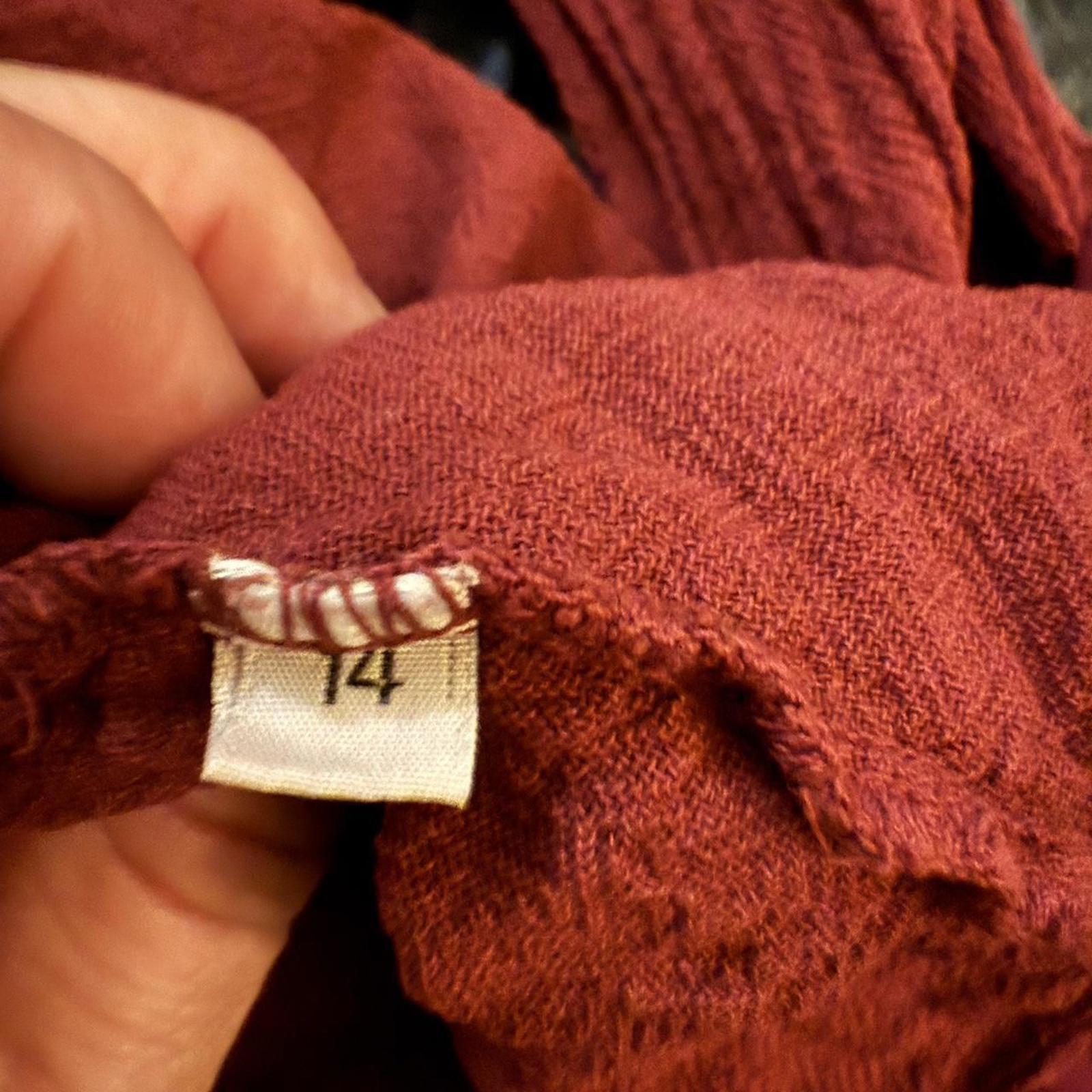 Cottonways Burgundy Button Up Linen Cardigan