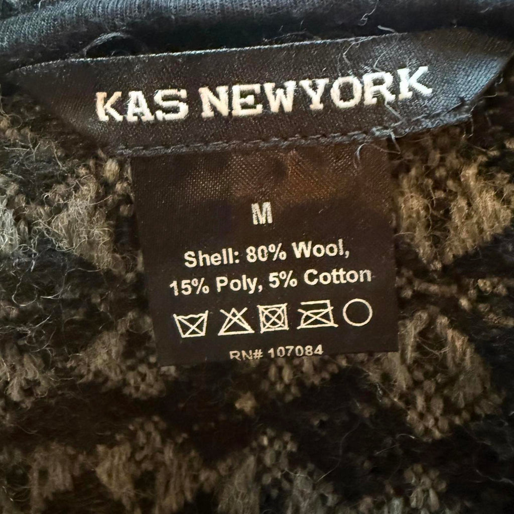 Kas New York Women's Grey and Black Jacket