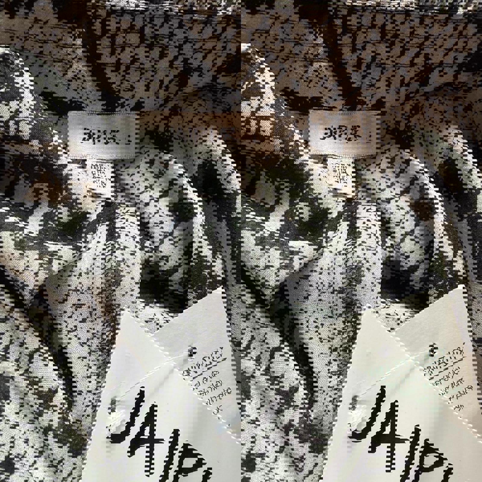 Jaipur Snake Print Long Sleeve Tunic Blouse