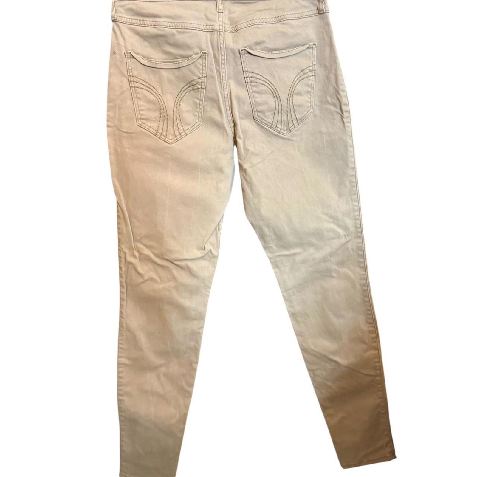 Hollister Co. High-waisted, Skinny Tan Jeans Size 12