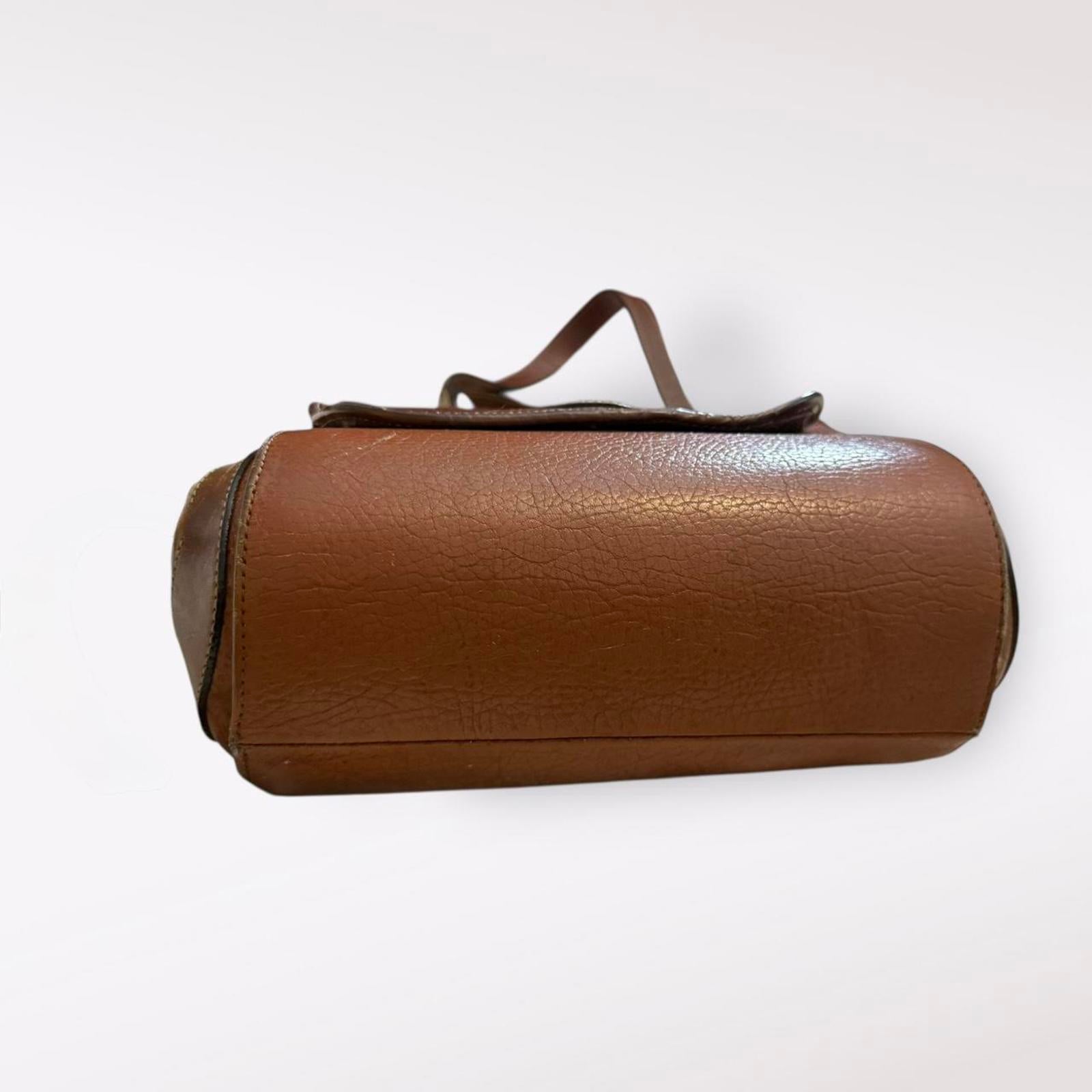 Delfino Vintage Brown Leather Bag