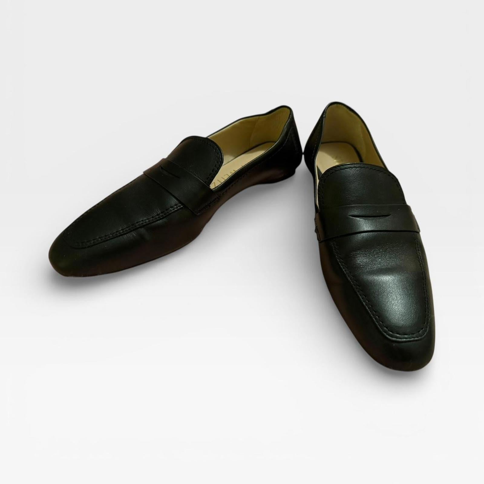 Stuart Weitzman Black Loafers