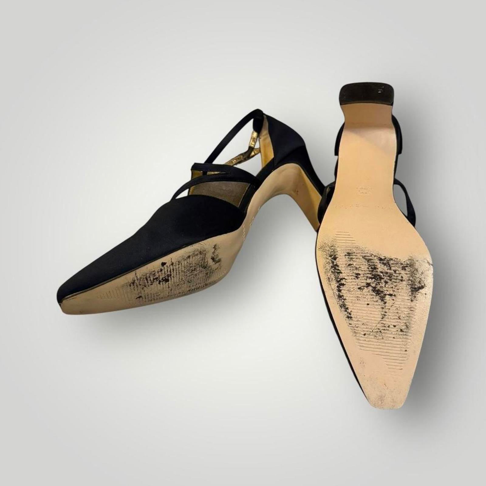 Ann Marino Blue Satin Heel