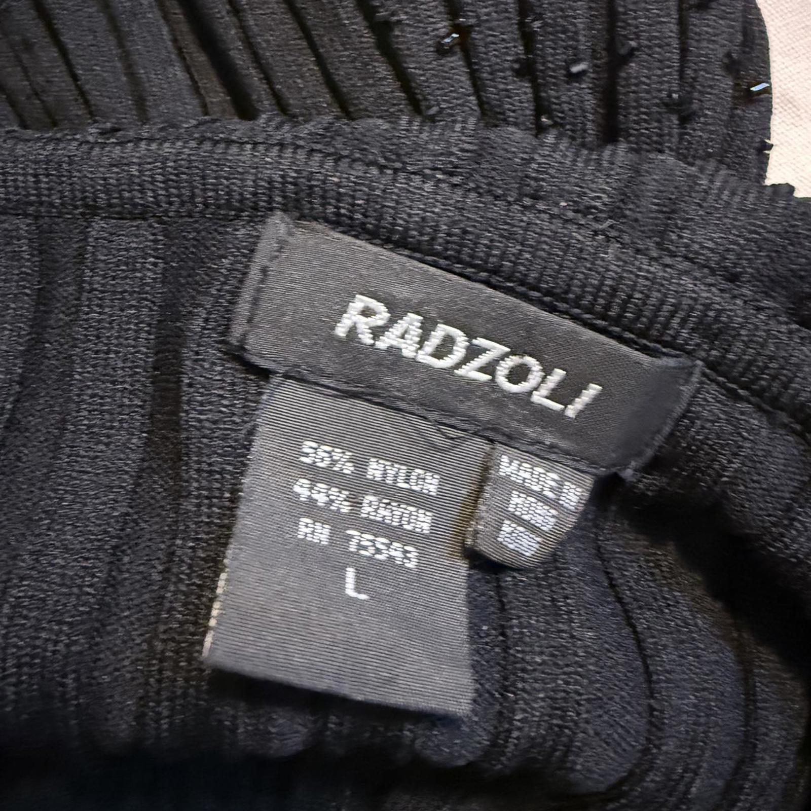 Radzoli Black Beaded Sweater Size L