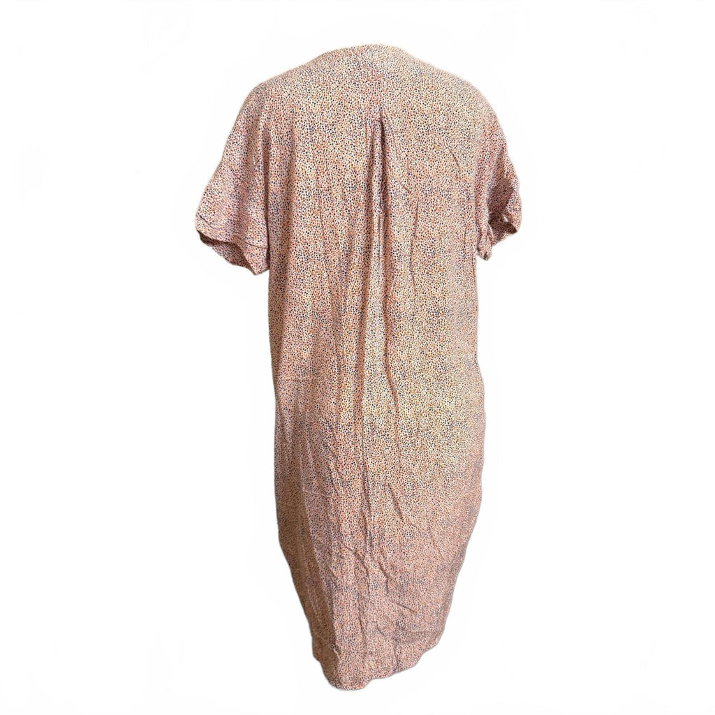 Whistles Printed V-Neck Short Sleeve Dress