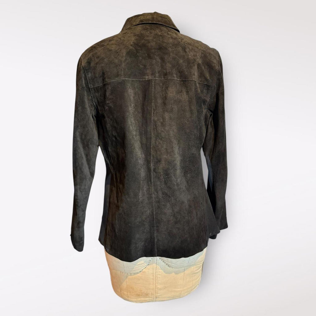 Valerie by Valerie Stevens Black Suede Jacket