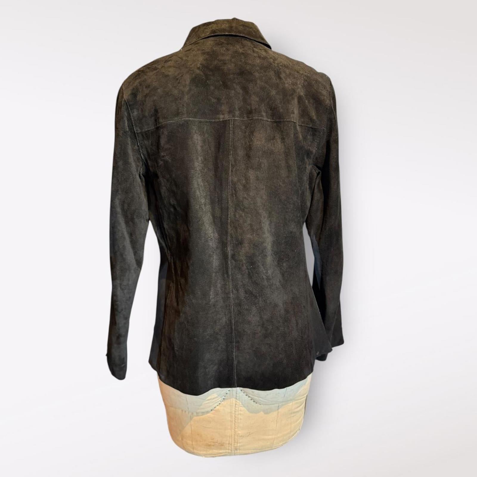 Valerie by Valerie Stevens Black Suede Jacket