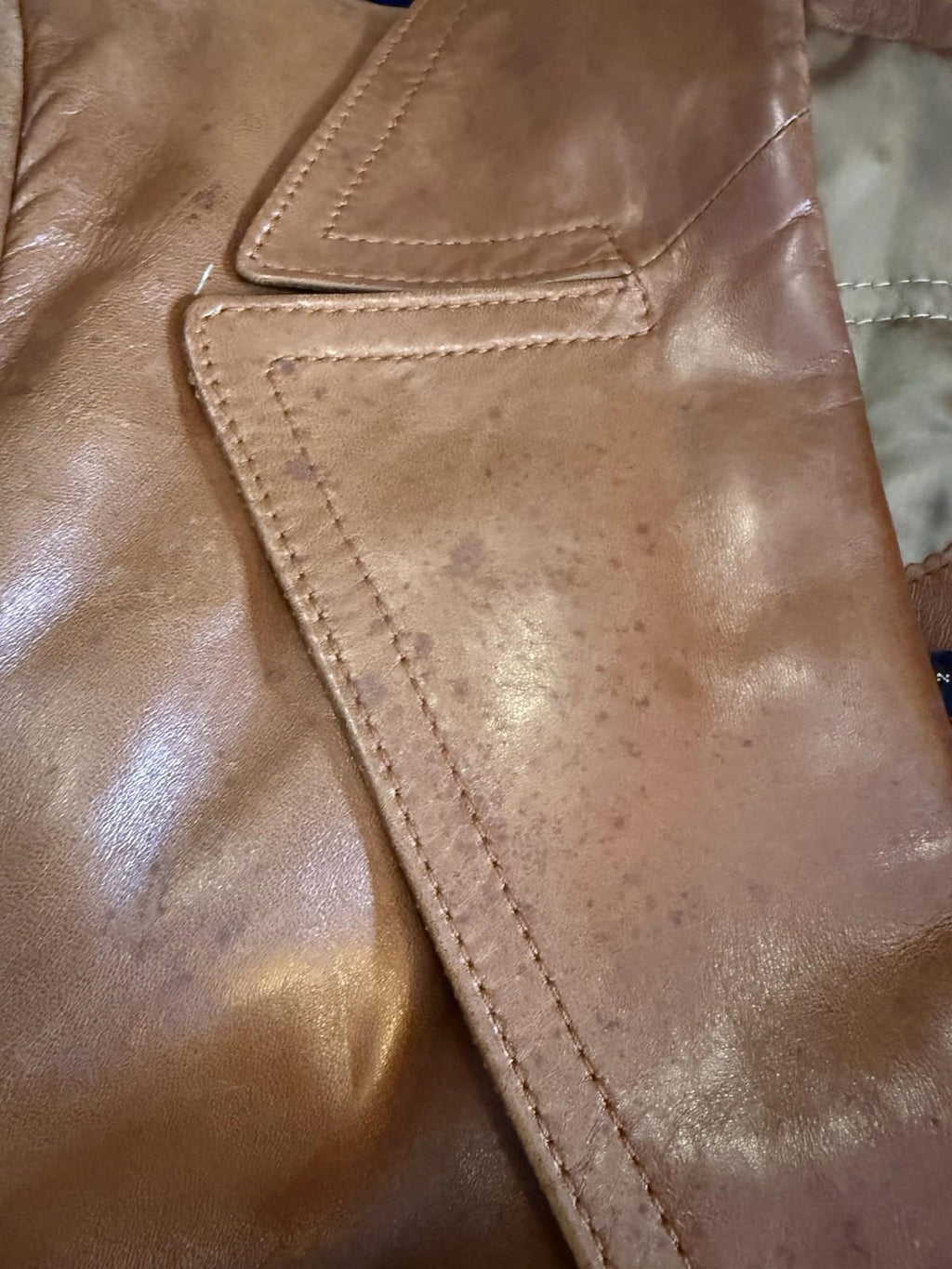 Cortefiel Brown Leather Trench