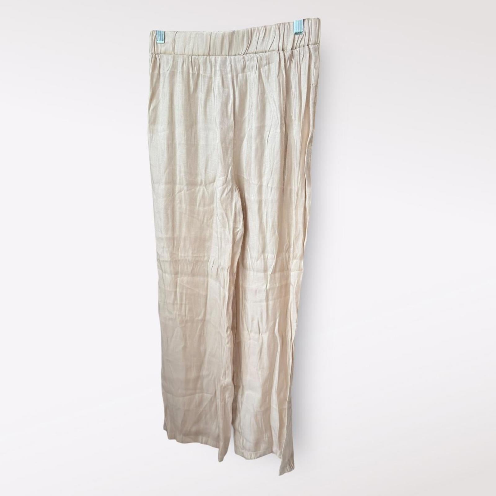 Papermoon Cream Wide Leg Pants
